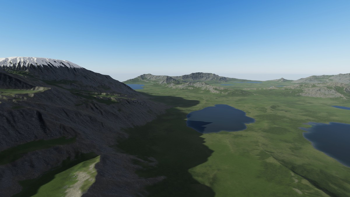 Procedural Ridged Mountains 8K & 4K - 54 Terrains