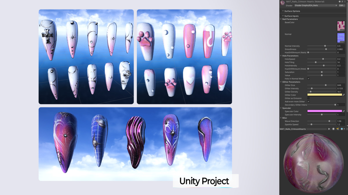 Nail Collection - 20 Game ready nail sets