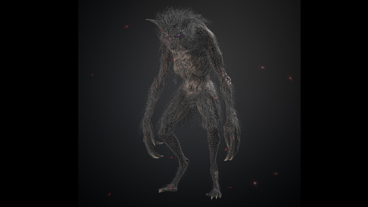Feral Werewolf Monster