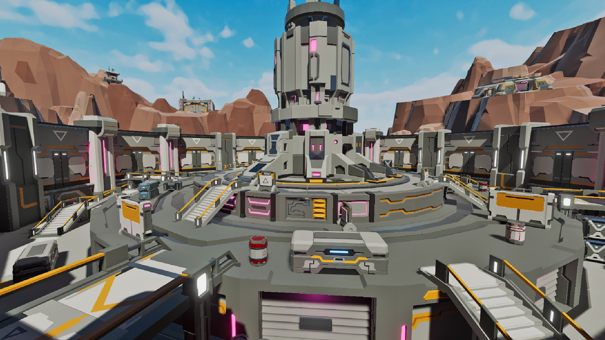 LowPoly Sci-Fi Battle Arena
