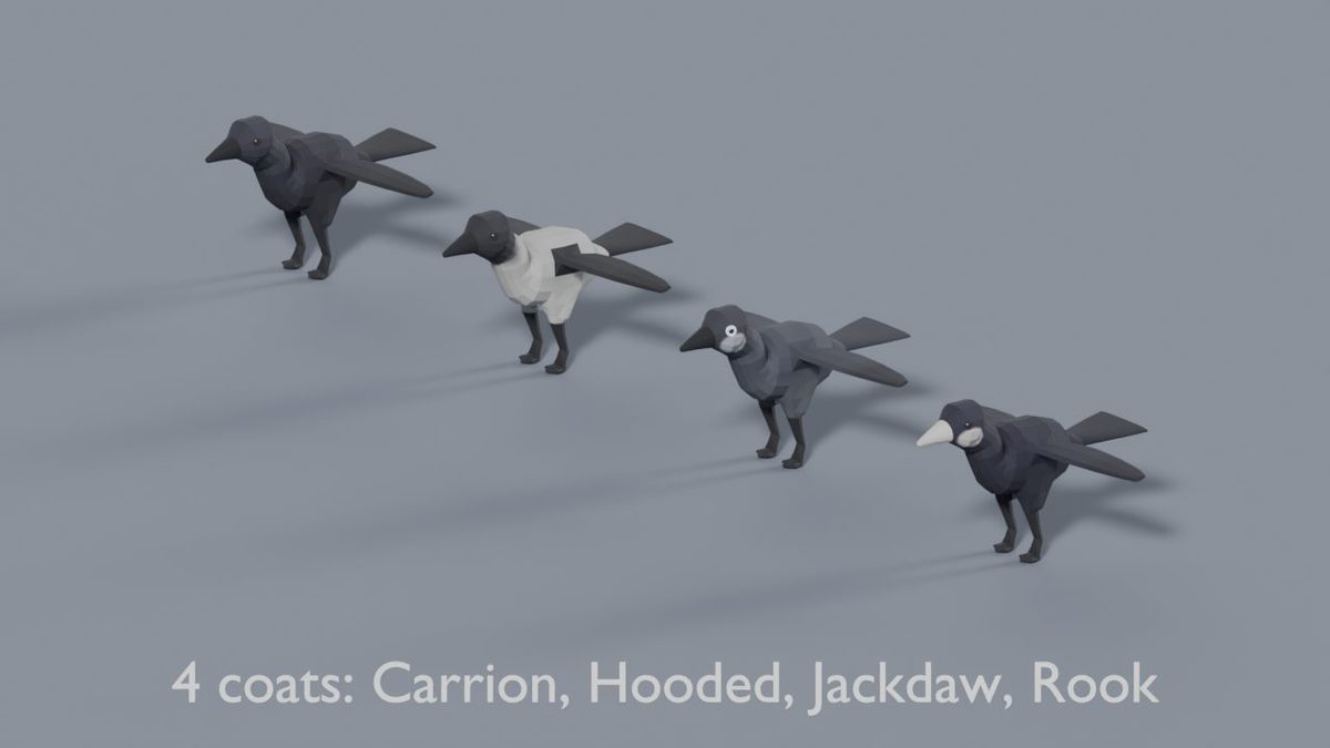 3D Wildlife Pack - 17 Low Poly Rigged & Animated Animals