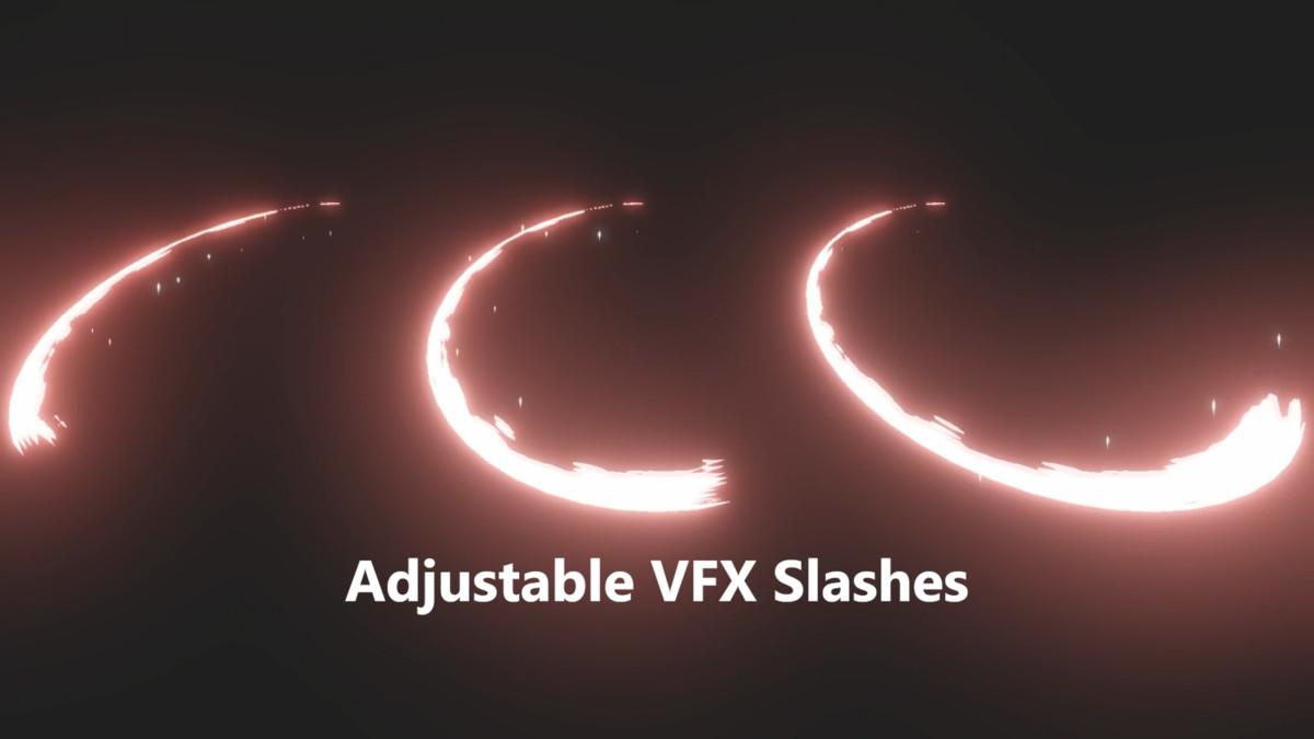 Adjustable Slash VFX Pack