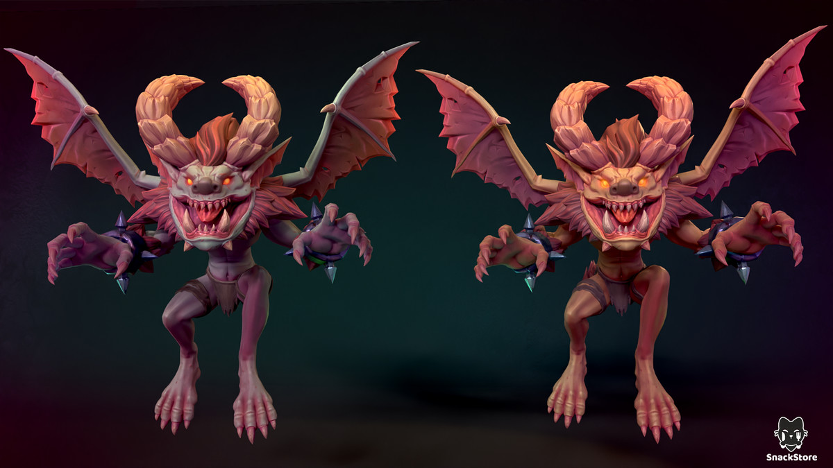 Stylized Fantasy Character (Morvane Duskwing)