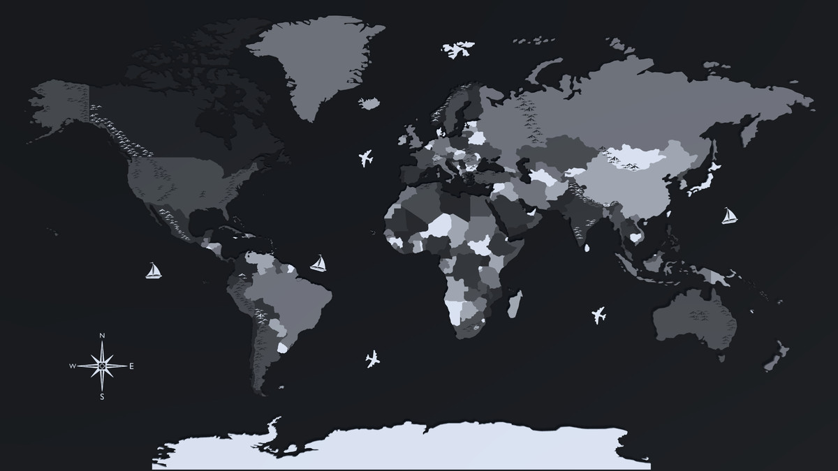 Toon Style World Map Pack