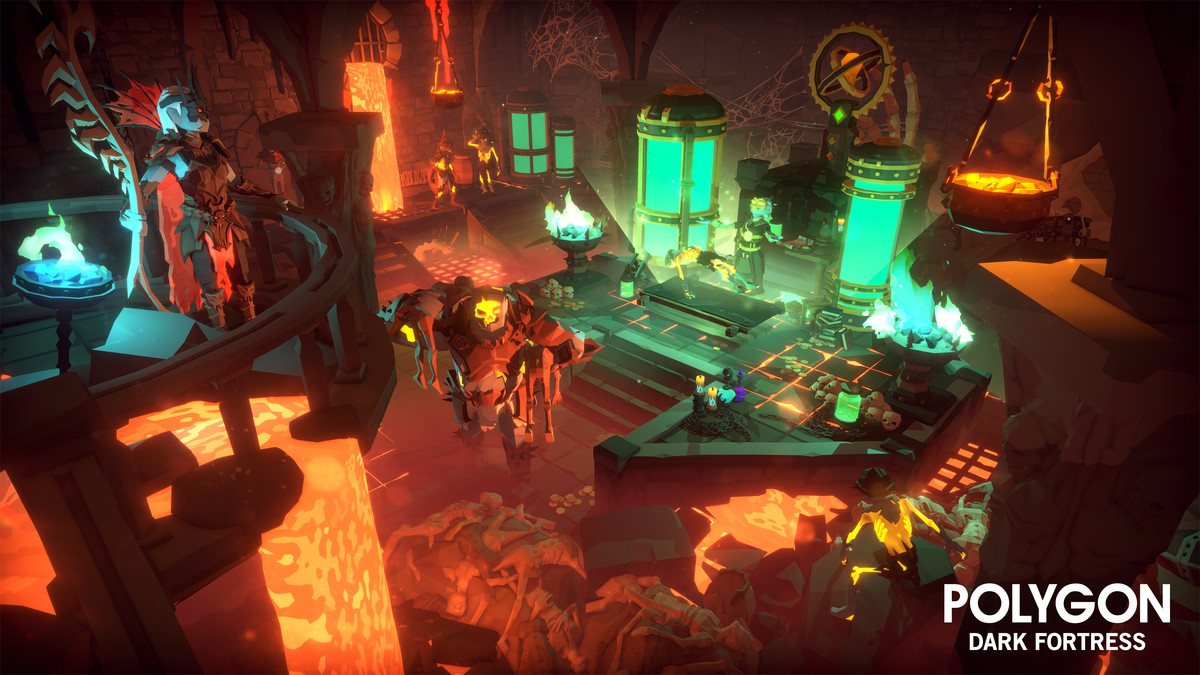 POLYGON - Dark Fortress - Low Poly 3D Art by Synty