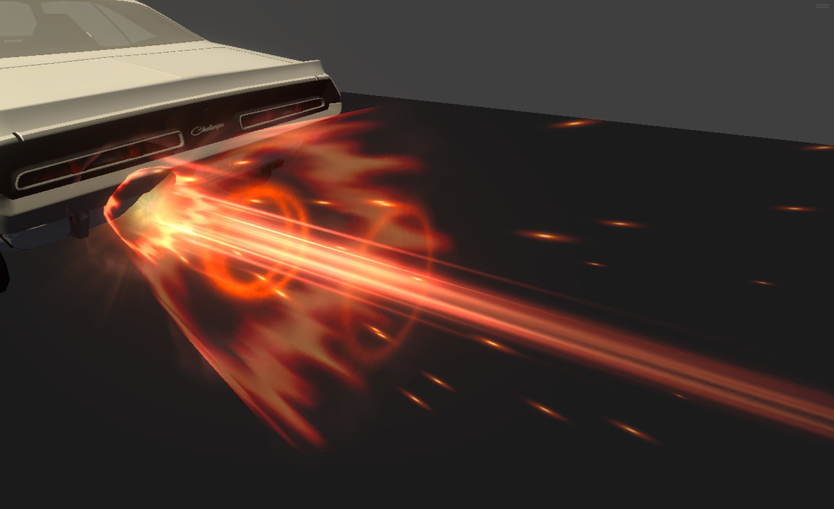 Game VFX - Exhaust jet effect