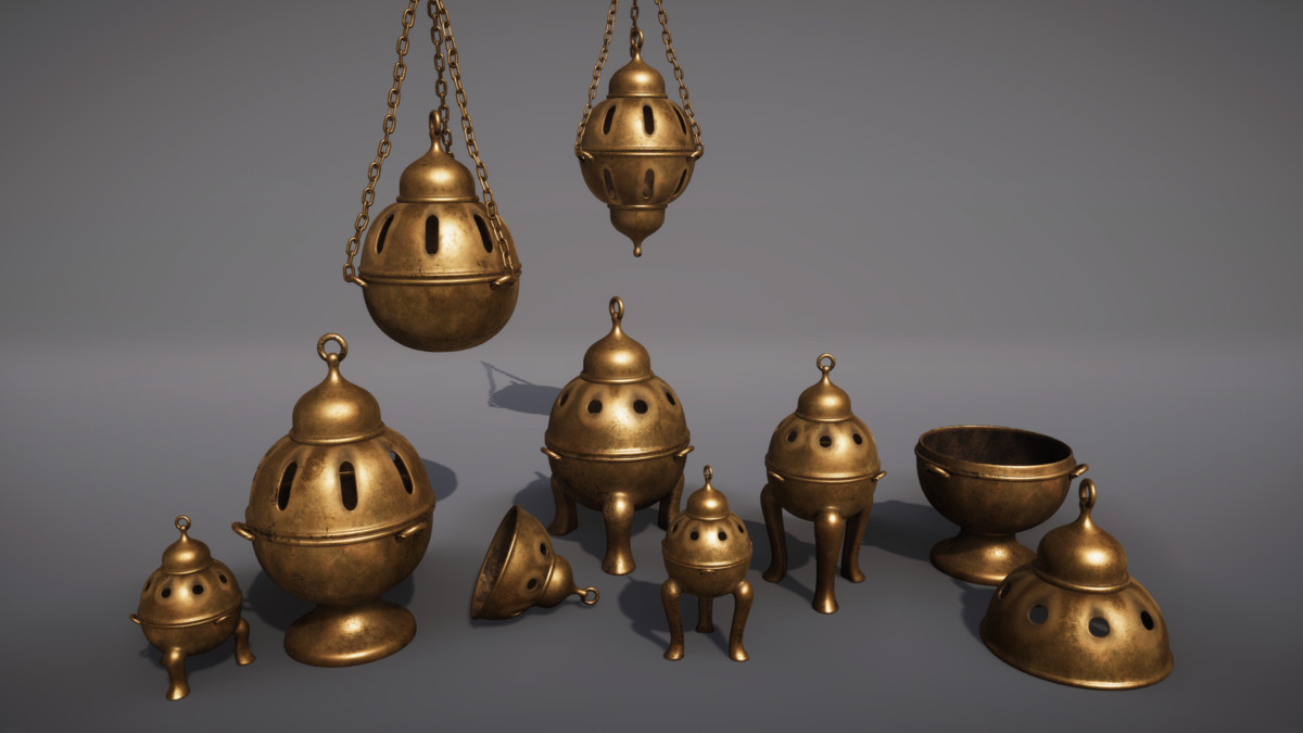Medieval Furniture Props (Gothic Props, Victorian Props, Medieval, Furniture)
