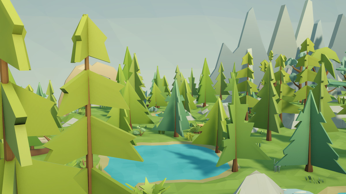 MK Low Poly - Flat Environment