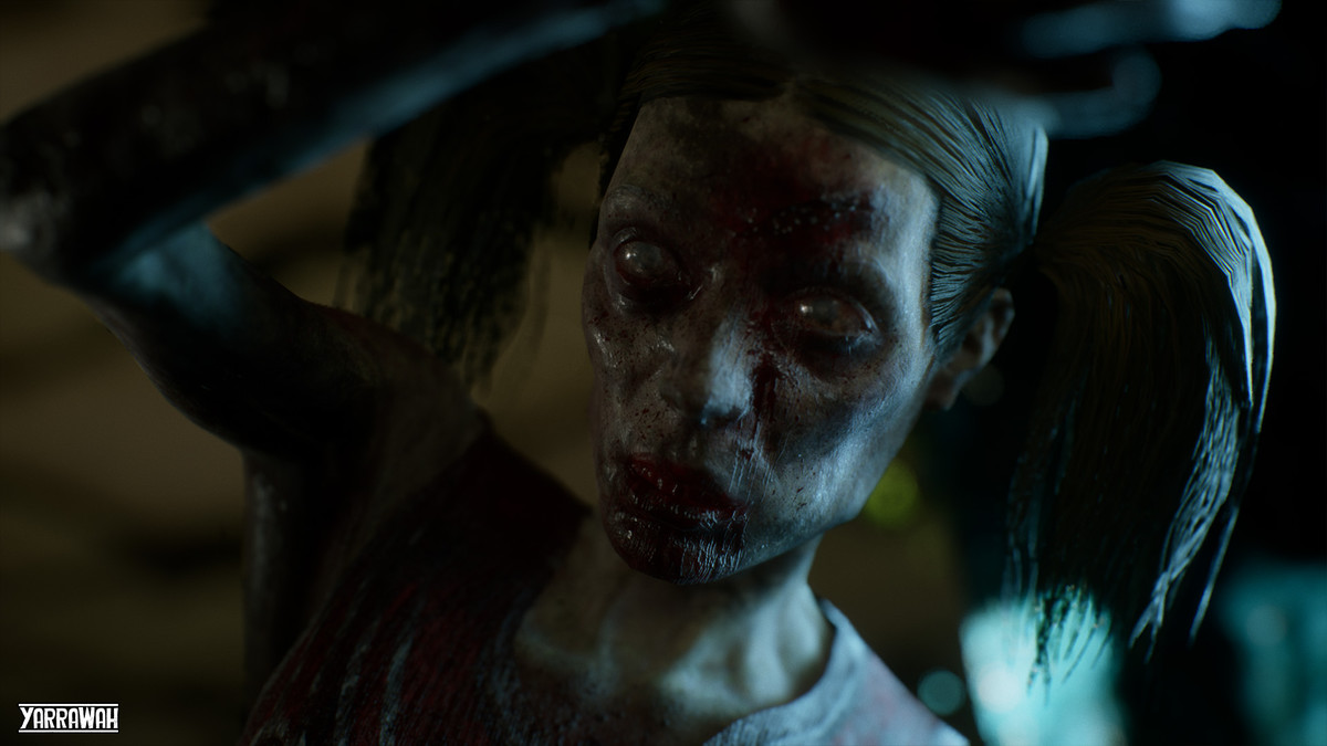 Zombie - Starved Female|URP-HDRP|