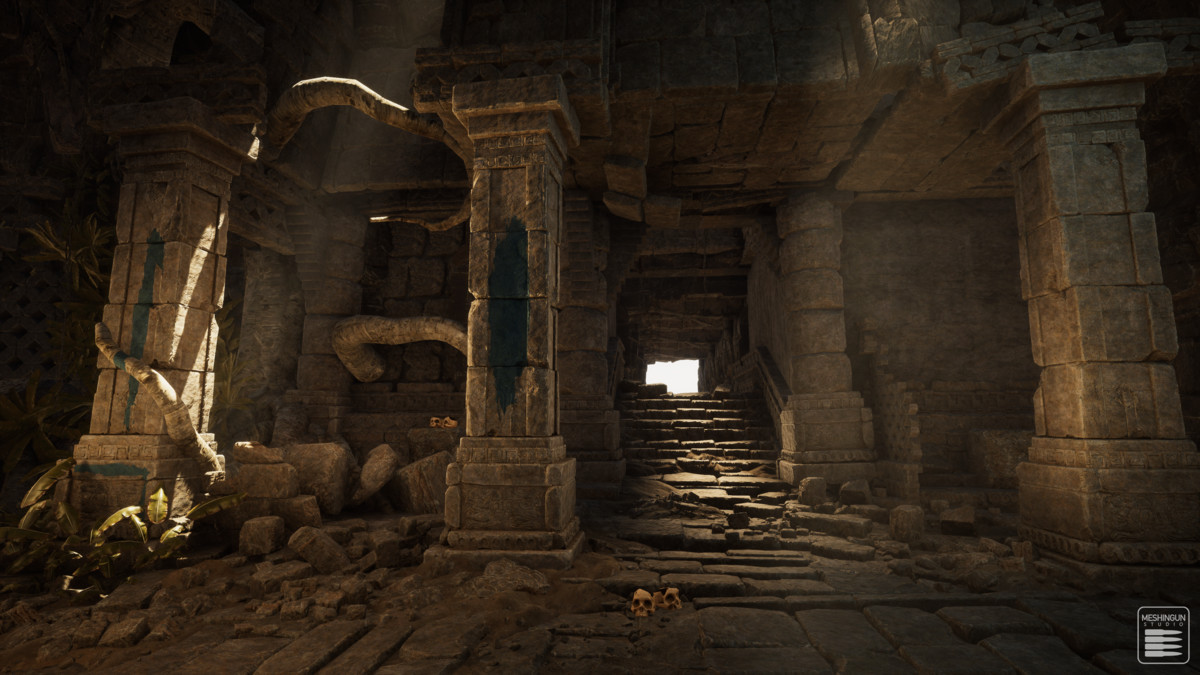 Ancient Mayan Temple