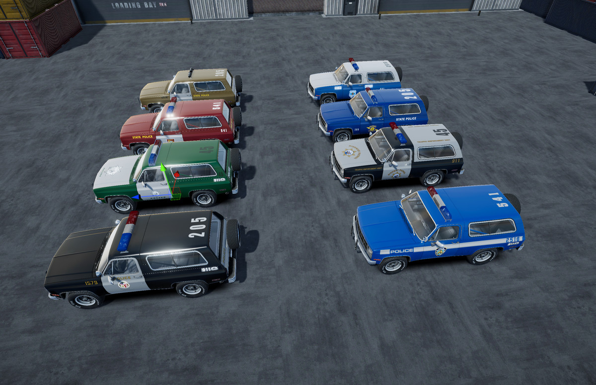 80s Offroad police car