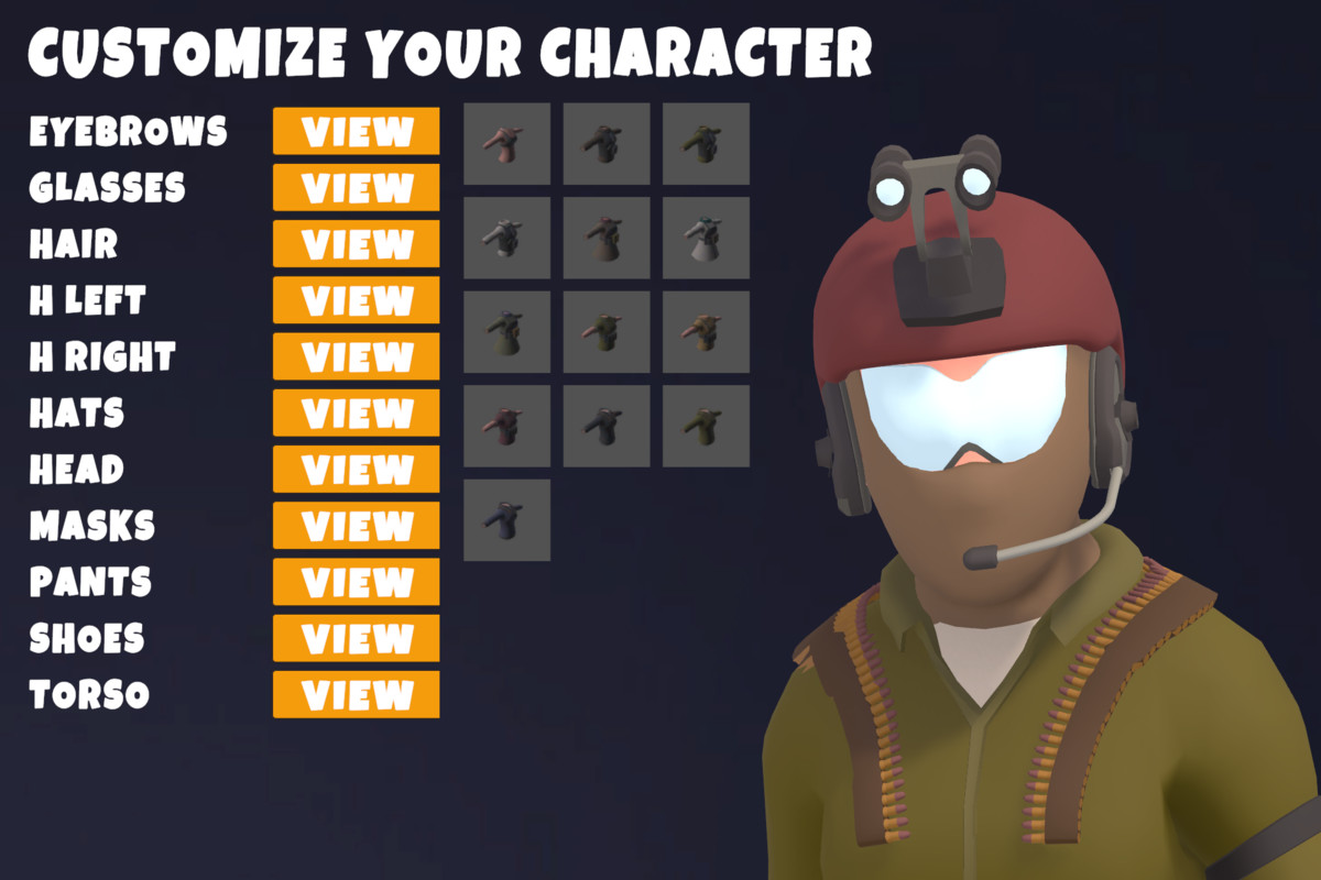 Customizable 3D Military Characters Bundle