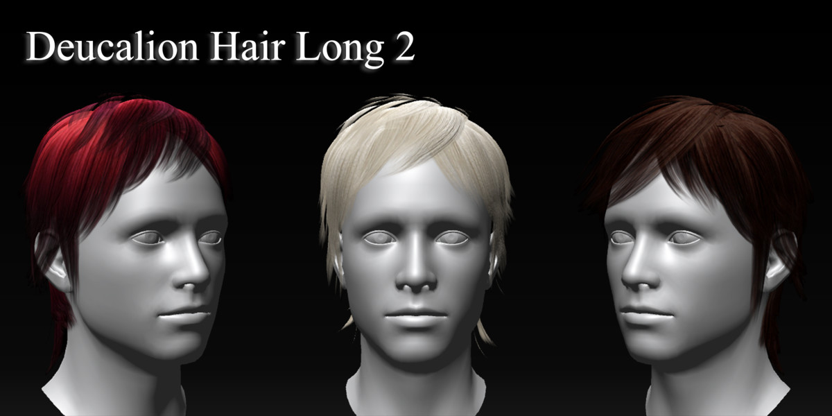FG3D Male Hair Pack 2