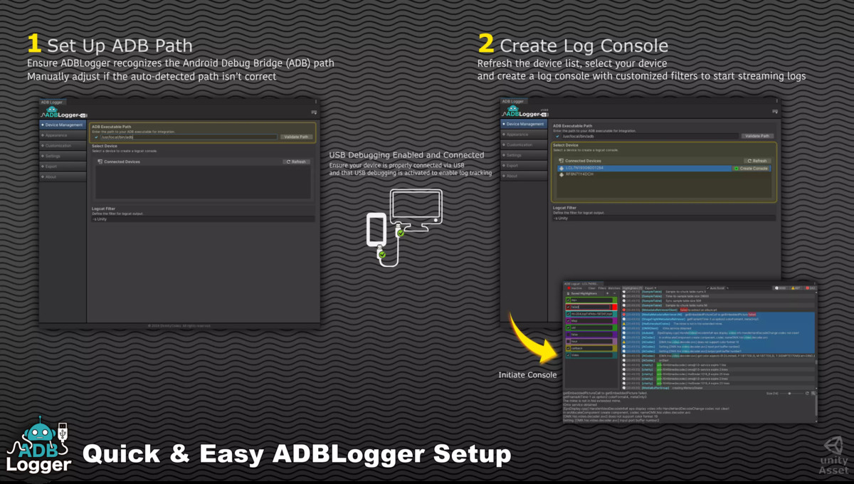 ADBLogger - Pro Logcat Console