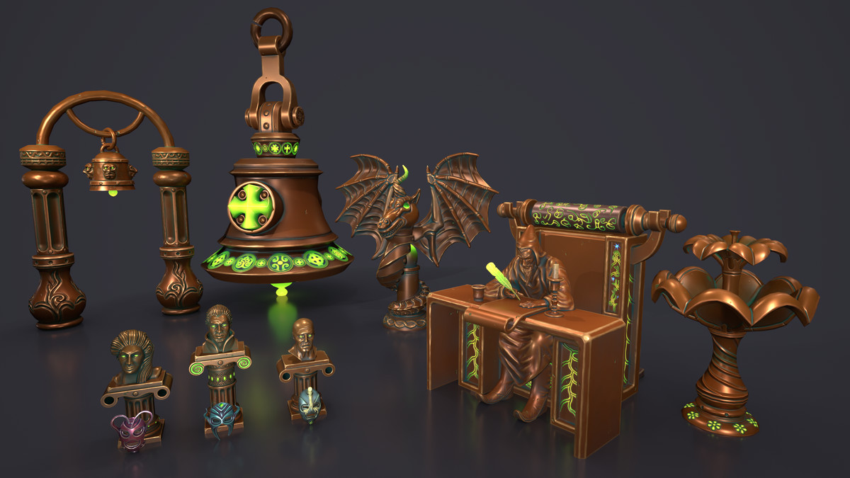 Fantasy Statues 2 Pack
