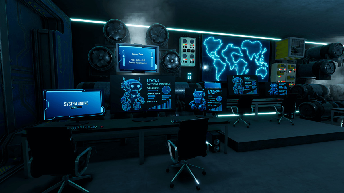SciFi Control Room (URP)