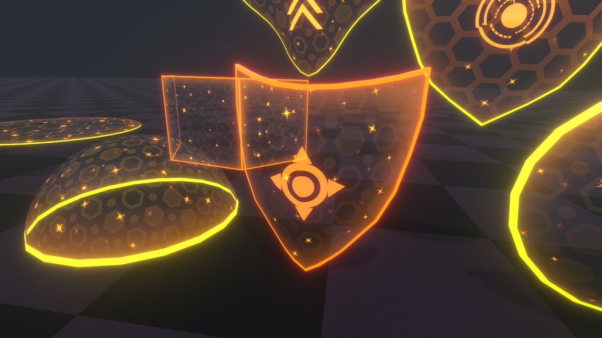 Sci-Fi Defense Shields 3D