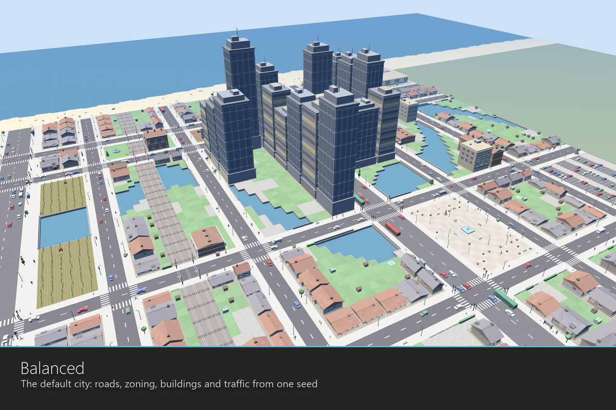 City Generator - Procedural City, Traffic & Crowd Simulation