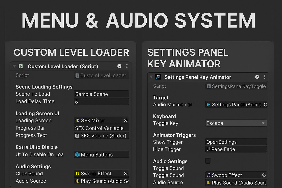 Custom Menu & Audio System