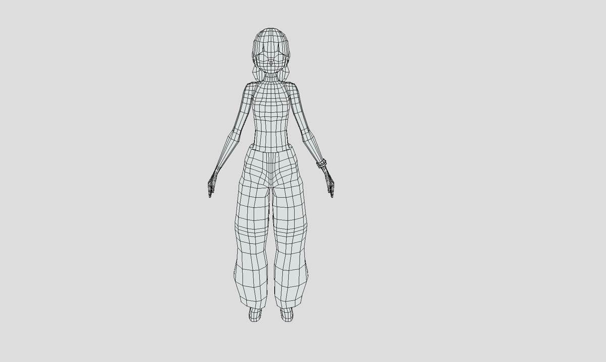 (URP) Casual Boy & Girl low poly characters