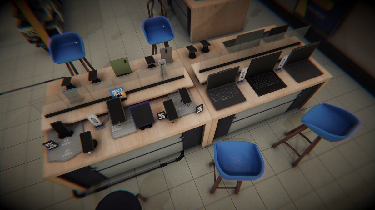 Electronic Store 3d Environment