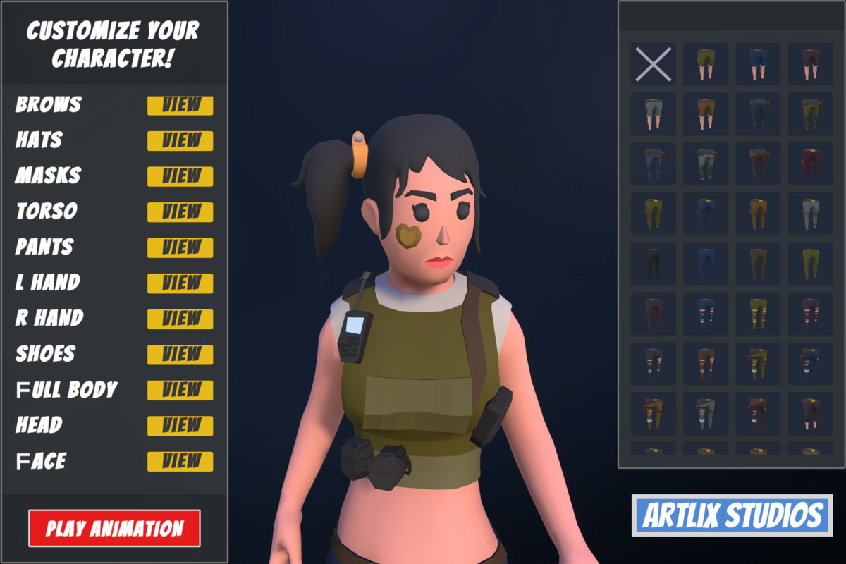 Customizable 3D Characters Ultimate Bundle