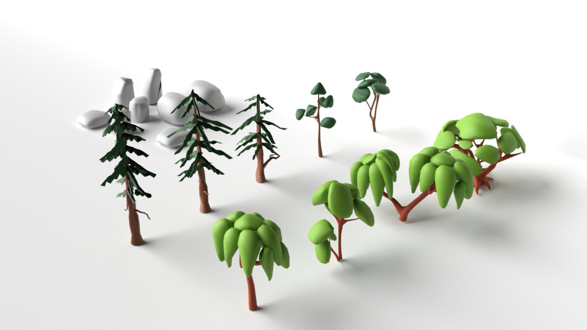 Low Poly Farm Construction Pack – Buildings & Vehicles