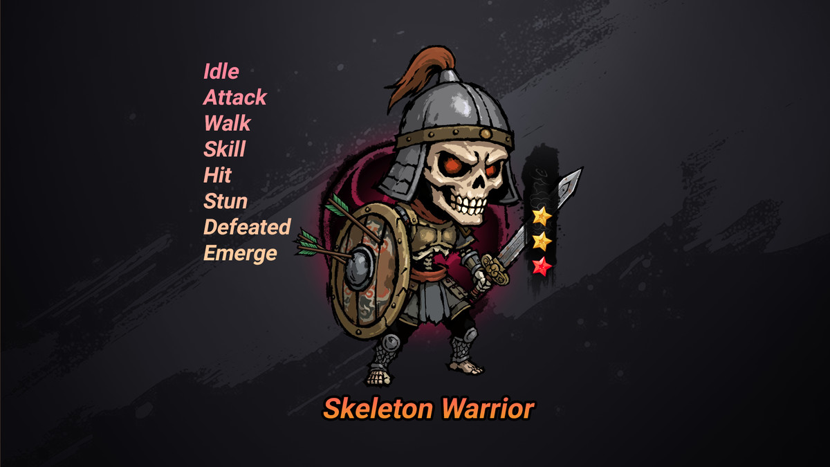Undead Soldier_Spine 2D Animation Character