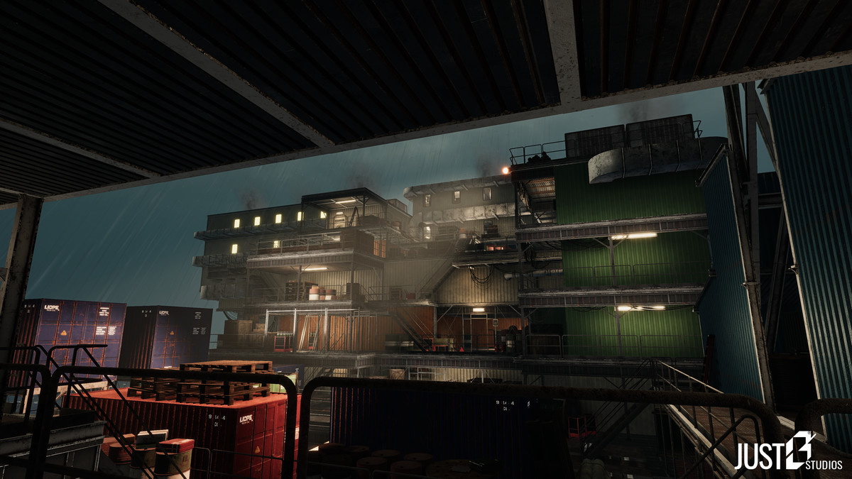 Modular Oil Rig Liope Environment (Ocean,Platform)