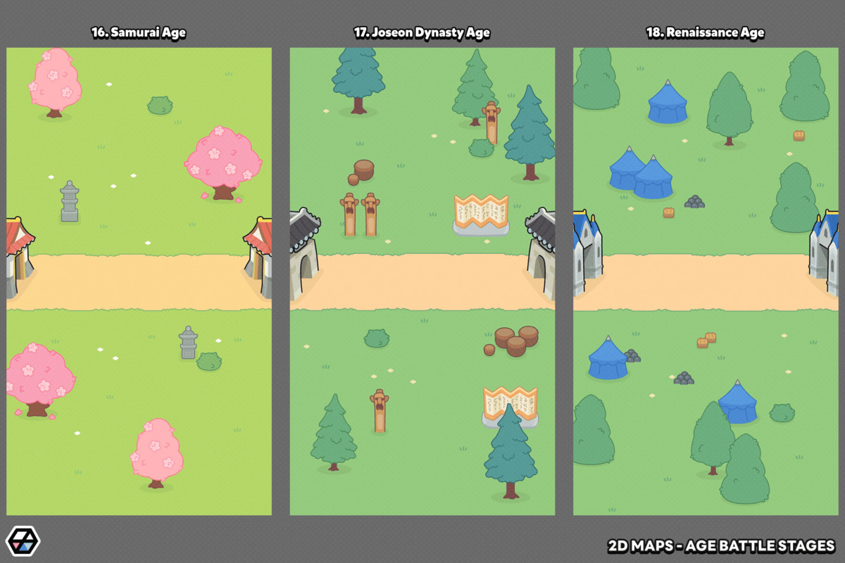 2D Maps - Age Battle Stages
