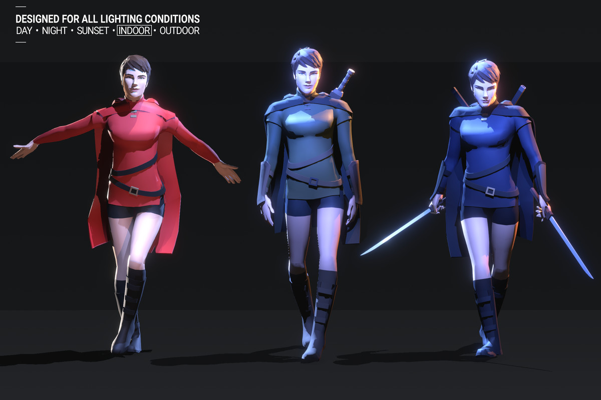 Polyquest Heroes: Warrior I Huntress