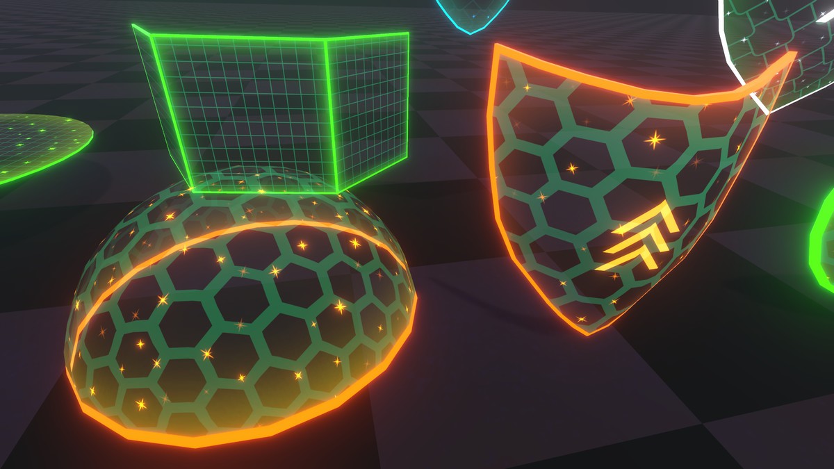 Sci-Fi Defense Shields 3D