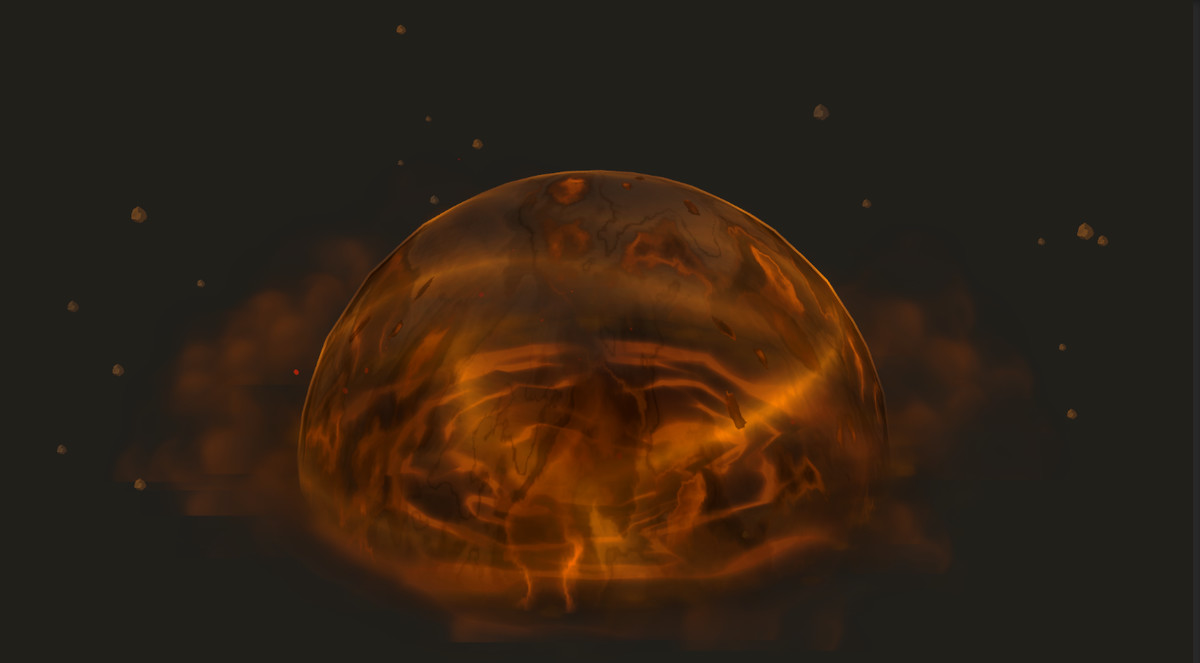 Game VFX - Dome Barrier Impact