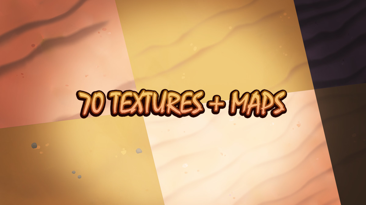 Handpainted Sand Textures Pro | Terrain Tool | URP HDRP