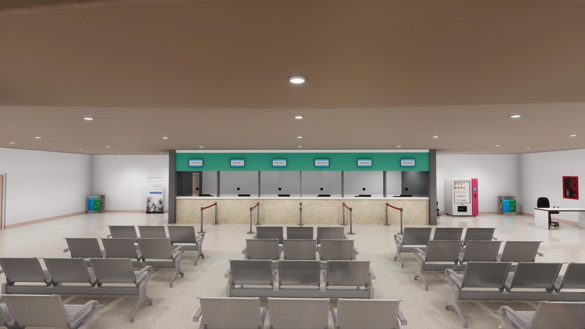 Hospital Reception & Corridor