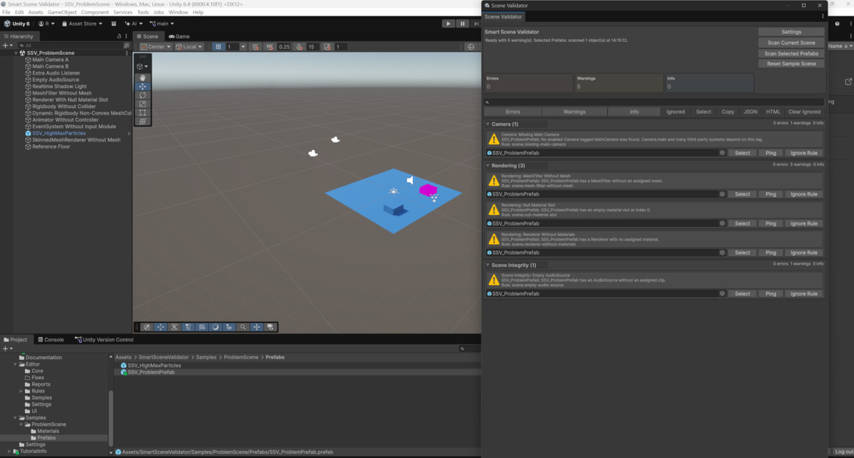 Smart Scene Validator