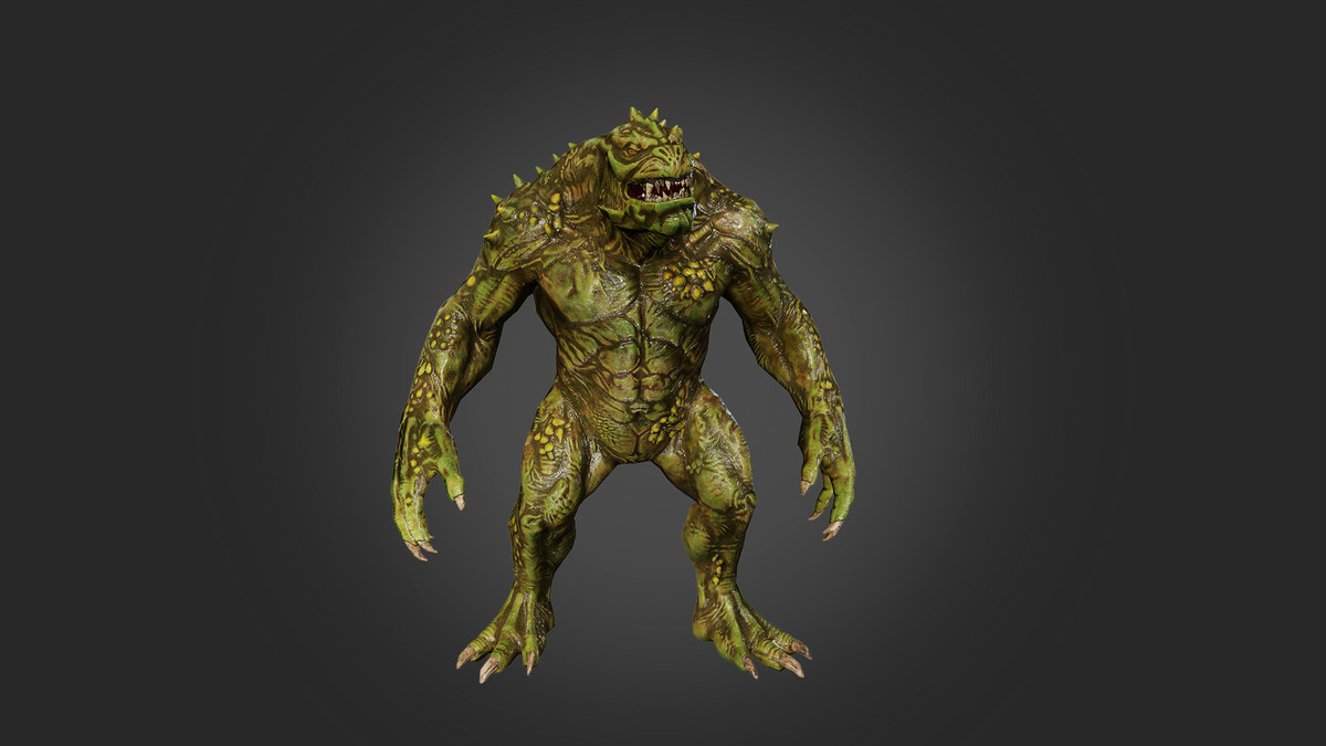 Swamp monster creature