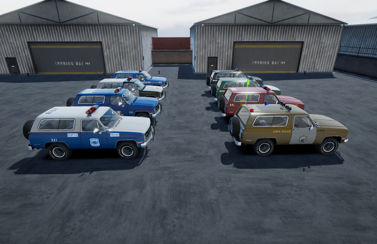 80s Offroad police car