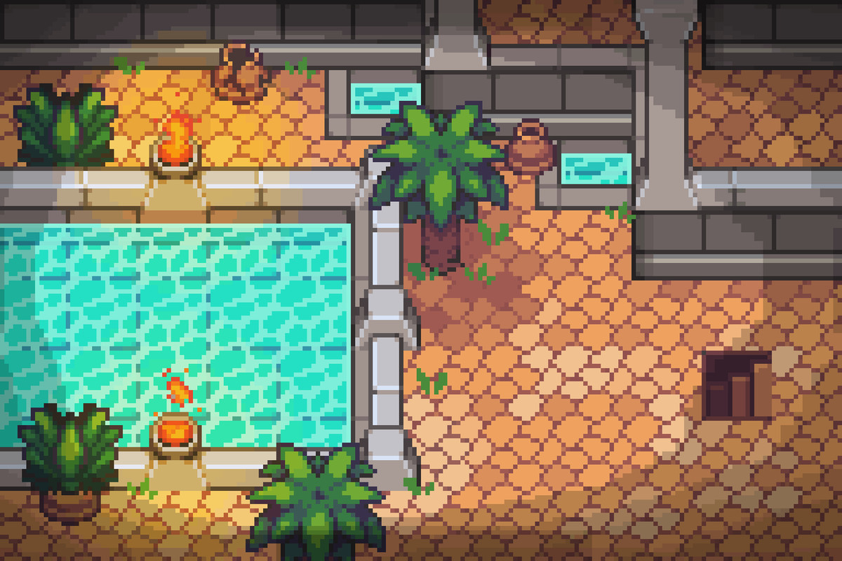 2D Cozy RPG - Dungeon crawler - Tilesets - Pixelart EXTENSION BUNDLE