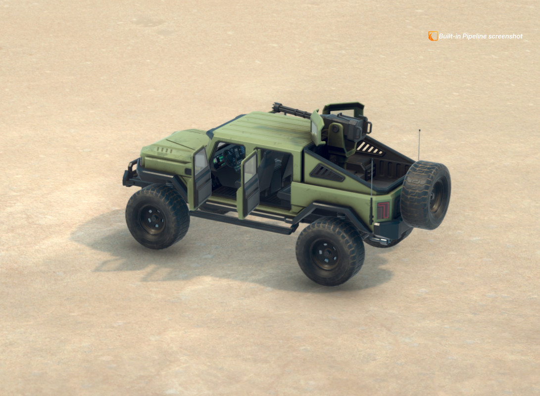 Combat Military Vehicle - Drivable 4x4 Pickup Truck