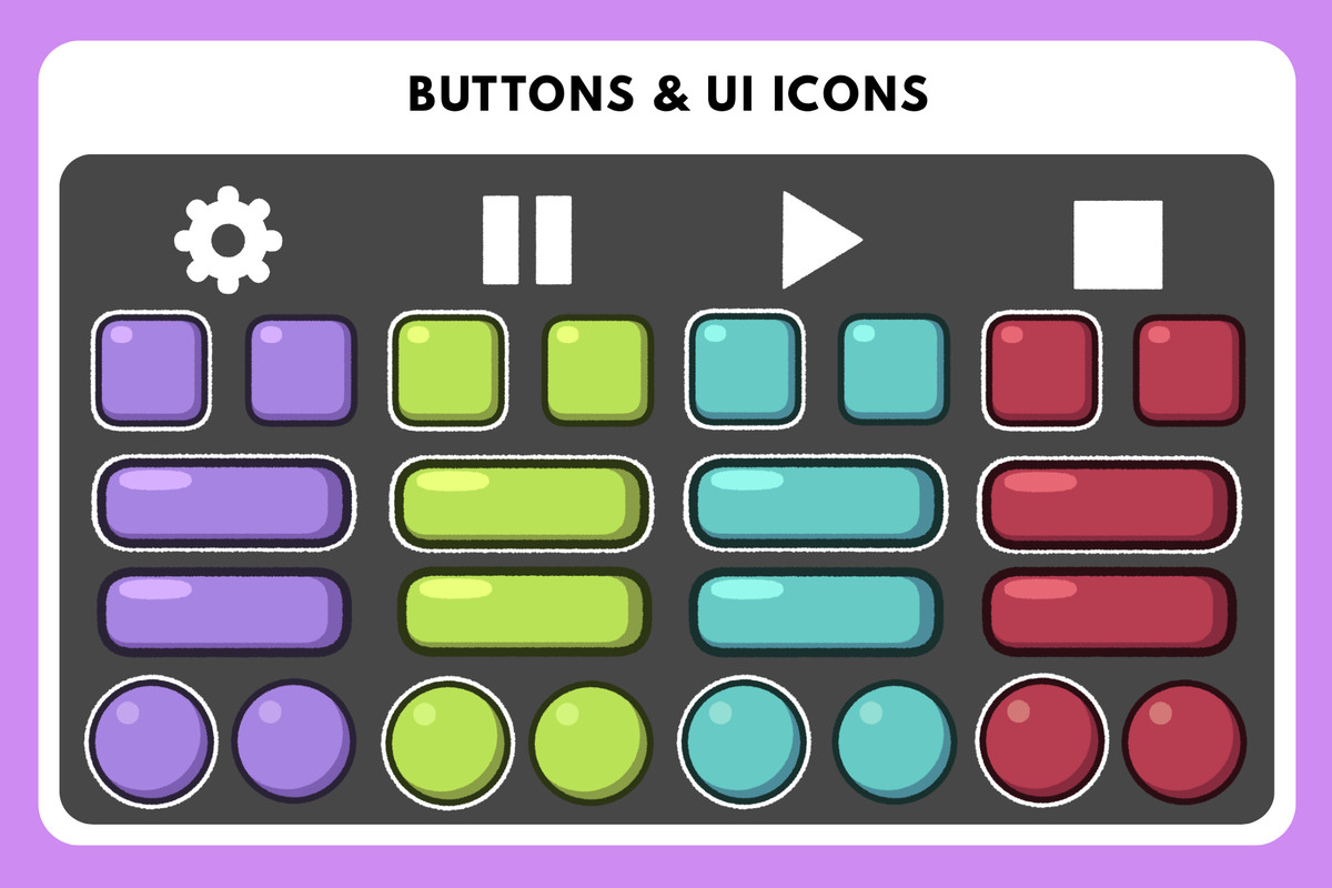 Toon & Playful GUI + Icons
