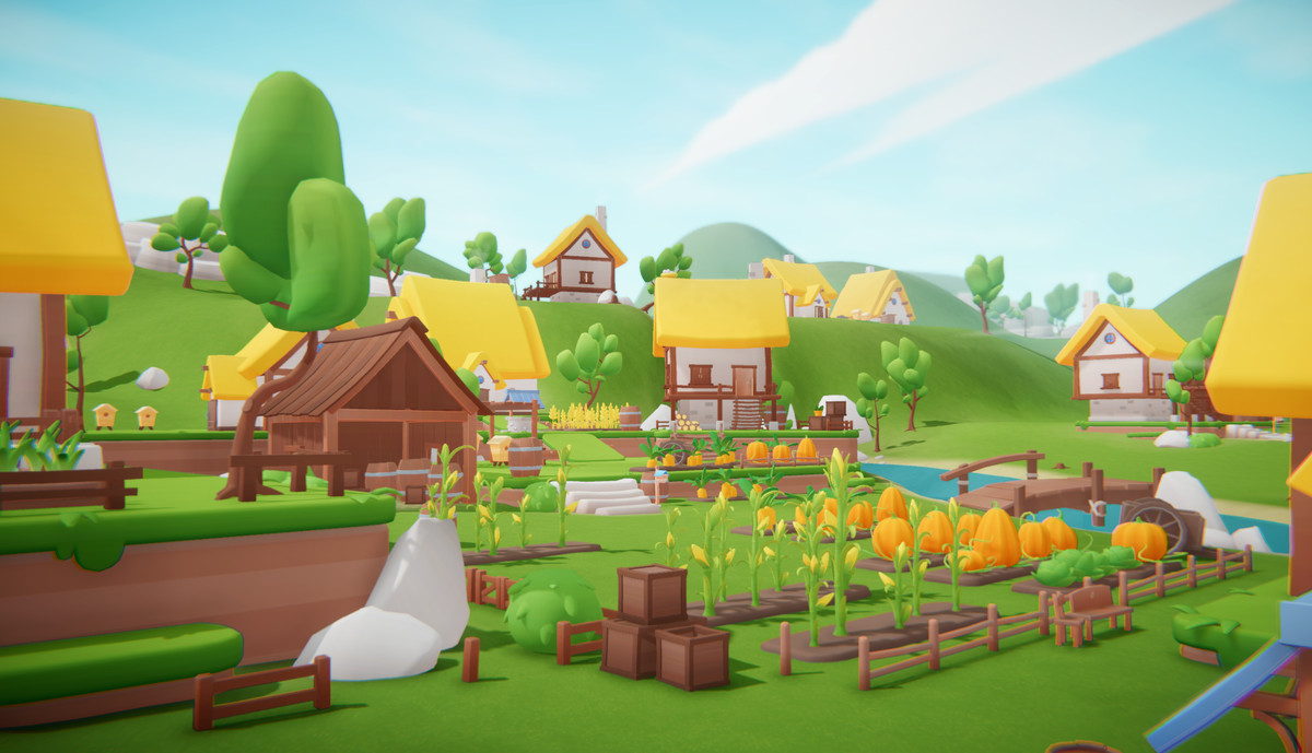 Gleamshire - Fantasy Low Poly Village 3D Pack