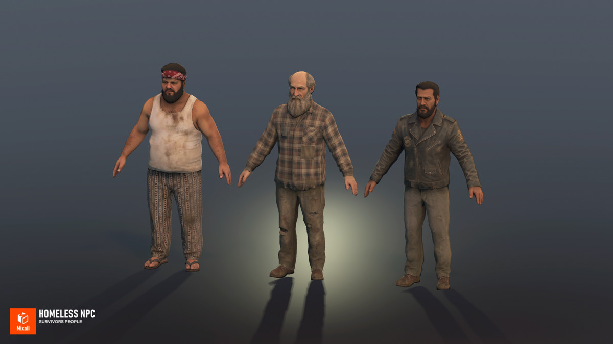 Homeless NPC - survivors people