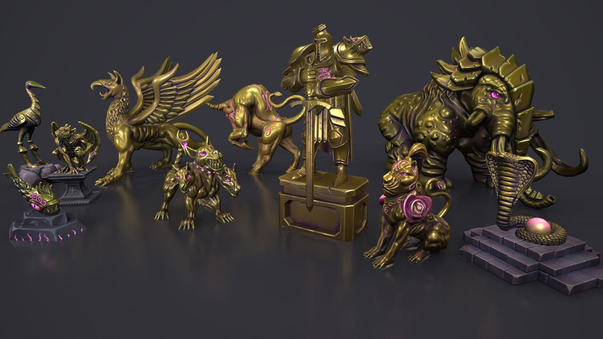 Fantasy Statues Pack