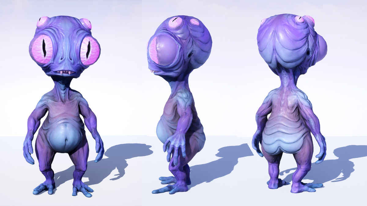 Alien big eyed
