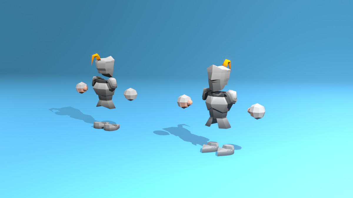 Low Poly Cubic Character - By Shokubutsu