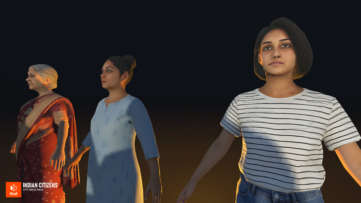 Indian Citizens – City NPCs Pack