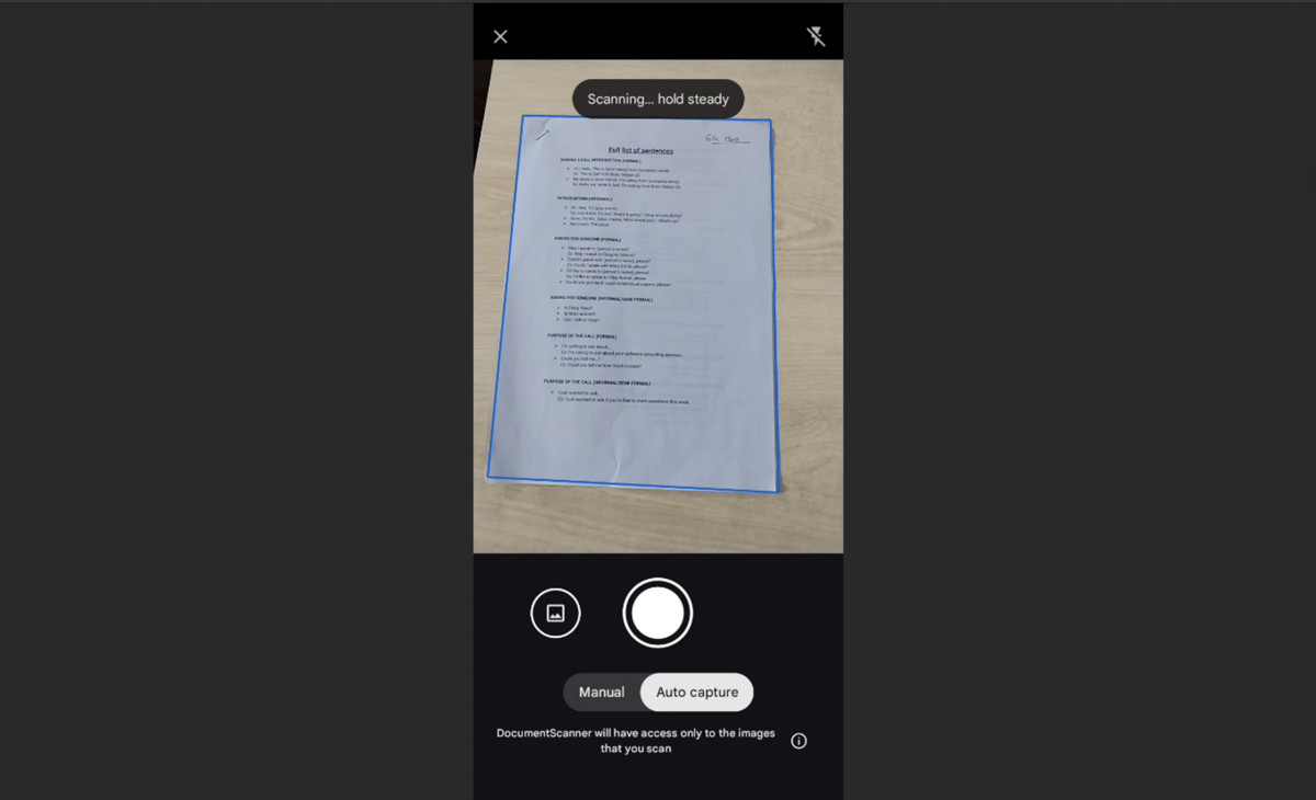 Document Scanner For Android