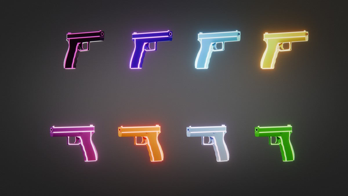 Ultimate Weapon Pack — 23 Guns + 943 Skins (Low Poly, Stylized, FPS/TPS Ready)
