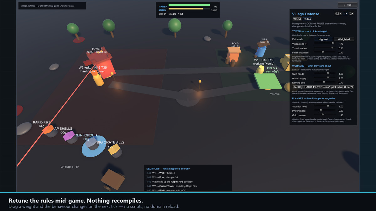 UtilityAI & Scoring System